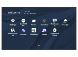 ViewSonic Flat Display CDE8630/86"/24-7 LCD/3840x2160/8ms/450cd/HDMI x 3/USB A x 2/USB-C/RJ45/RS232/repro/Android