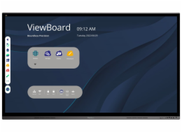 ViewSonic Flat Touch Display IFP7562/ 75"/ UHD / 16/7 /400cd / Android 3-32/ OPS/VGA/HDMI/USB-C/HDMIout