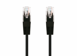 C-TECH Kabel patchcord Cat5e, UTP, černý, 2m