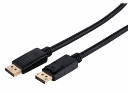 C-TECH Kabel DisplayPort 1.2, 4K@60Hz, M/M, 1m