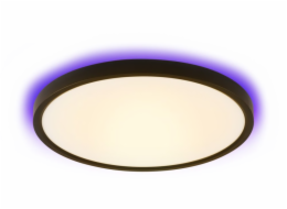 IMMAX NEO LITE TUDO SMART stropní svítidlo s RGB podsvícením 40cm, 50W Wi-Fi černá, TUYA