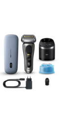 Braun Series 9 Pro+ 9575cc Wet & Dry Planžetový holicí strojek Zastřihovač Metalická