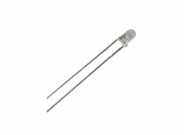 LED  3mm  bílá  4000mcd/30°  čirá