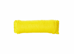 Stočené polypropylenové lano Diall 8 mm x 15 m žluté