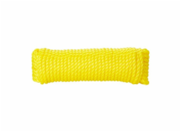 Polypropylenové šroubové lano Diall 8 mm x 25 m žluté
