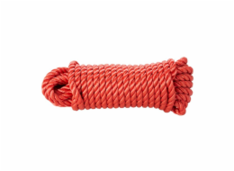 Polypropylenové lano Diall 14 mm x 15 m červené