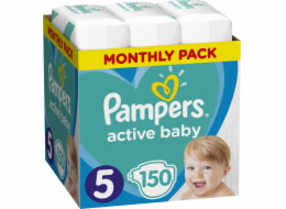 Pampers Active Baby Plenky Velikost 5, 11 kg-16 kg, 150 ks