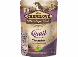 Mokré krmivo pro kočky Carnilove Cat Pouch Quail 0,085 kg