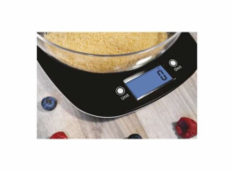 Váha kuchyňská 5 kg digitální černá EV025