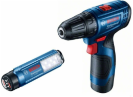 Bosch GSR 120-LI + GLI 12V-300 Professional Vrtací šroubovák + lampa