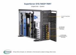 SUPERMICRO Tower/4U WS 2x LGA4189, iC621A, 16x DDR4, 8x HS (3,5"), 2x2200W (ti), 2x10GbE, IPMI