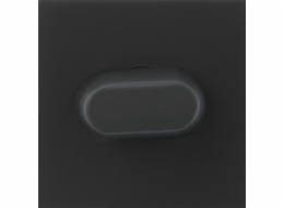 Západka dveří WC RUM/QUB/BAR, černá