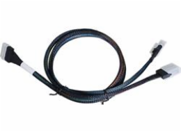 ARECA int. SlimlineSAS x8 SFF-8654 straight to 2x miniSAS SFF-8087 cable, 1m