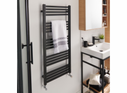 Koupelnový radiátor GoodHome Douala 105 x 45 cm černý