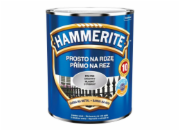 Barva kovová Hammerite Straight For Rust stříbrná lesklá 0,7 l