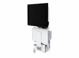 Ergotron SIT STAND Vertikální výtah, sada pro pacienty s pokoji (polštář zápěstí, držák myši, svislá nastavovací kolejnice, držák skeneru čárových kódů, tablet klávesnice, monitorovací rameno, police 