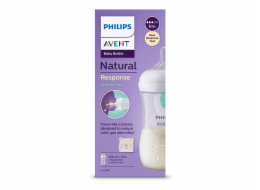 Láhev Avent Natural Response s ventilem Air Free 260 ml +1m medvěd