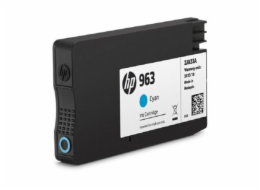 HP 963 Cyan Original Ink Cartridge - 700 stran pro OJ 9010, 9013,9020