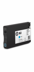 HP 963 Cyan Original Ink Cartridge - 700 stran pro OJ 9010, 9013,9020