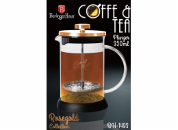 BERLINGERHAUS Konvička na čaj a kávu French Press 350 ml Rosegold collection BH-1493