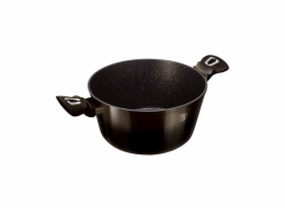 Kastrol s mramorovým povrchem 28 cm Shiny Black Collection 2 poklice BH-6606