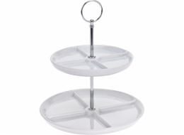 Etažér dvoupatrový porcelánový KO-795880410