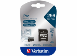 Verbatim Pro microSDXC 256GB V30 U3