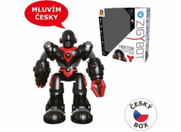 Robot Zigybot Hektor rapující robot mluví česky 35 cm