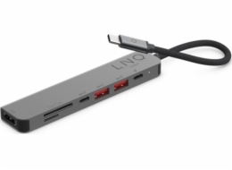 LINQ byELEMENTS LQ48016 - 7in1 Pro USB-C 10Gbps Multiport Hub with 4K HDMI and Card Reader