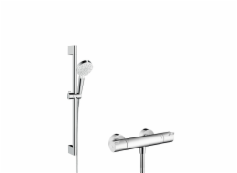 Hansgrohe Crometta posuvný sprchový set s termostatickou baterií bílá (27812400)