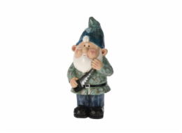 PROGARDEN Zahradní trpaslík kamenina 31 cm modrá KO-252213530modr