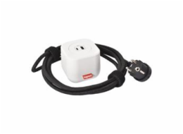 Legrand - Incara™ Electr On - Přenosná zásuvka USB A+C, bílá s bílým rámečkem, kabel 2m