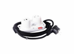 Legrand - Incara™ Electr On - Přenosná zásuvka 2P+T/USB A+C, bílá bez rámečku, kabel 2m