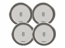 Legrand - Incara™ Mosaic - Kit: 4x 15W bezdrátová nabíječka + 100W zdroj (4x 1m kabel RJ45/RJ45 + 2,5m kabel s vidlicí)
