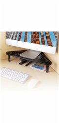 GEMBIRD Držák podstavec pod monitor MS-TABLE-02, černý