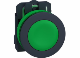 Ploché plastové tlačítko Harmony XB5. Green FI30 nepřirozený automatický návrat 1Z XB5FA31