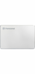 Transcend 2TB, TS2TSJ25C3S - 2TB StoreJet 25C3S, 2.5", USB-C (3.1 Gen 1) Stylový externí hard disk, ultra-tenký, stříbrný