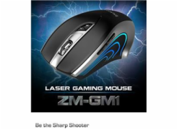 Zalman ZM-GM1 - 6000DPI, 7tl.,laser myš black, USB