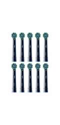 Oral-B Toothbrush heads black Pro CrossAction 10 pcs