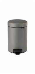 Brabantia pedál.koš Newicon 3 L sedý