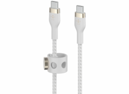 Belkin Flex USB-C/USB-C do 60W 3m, bílý            CAB011bt3MWH