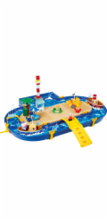 BIG Waterplay Peppa Pig Holiday vodní svet s kanály a prístavem