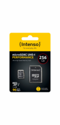 Intenso microSDXC          256GB Class 10 UHS-I U1 Performance