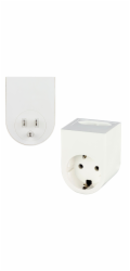 REV Travel Plug Traveler USA white