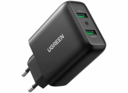 UGREEN Dual USB-A QC 3.0 36W Wall Charger