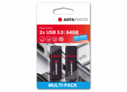 AgfaPhoto USB 3.2 Gen 1     64GB cerná MP2 10571MP2