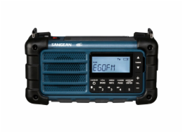 Sangean MMR-99 DAB blau Notfall/Kurbel/Solar Radio