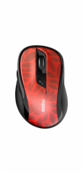 Rapoo M500 tm.cervená bezdrát.multifunkcní mys