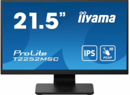 22" LCD iiyama T2252MSC-B2: IPS,FHD,10P,DP,HDMI