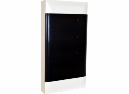 PRACTIBOX S PLASTIC SWITCHGEAR NT 72M 4X 18M N+PE IP40 IK07 766X436X108 SMOKE DOOR WHITE